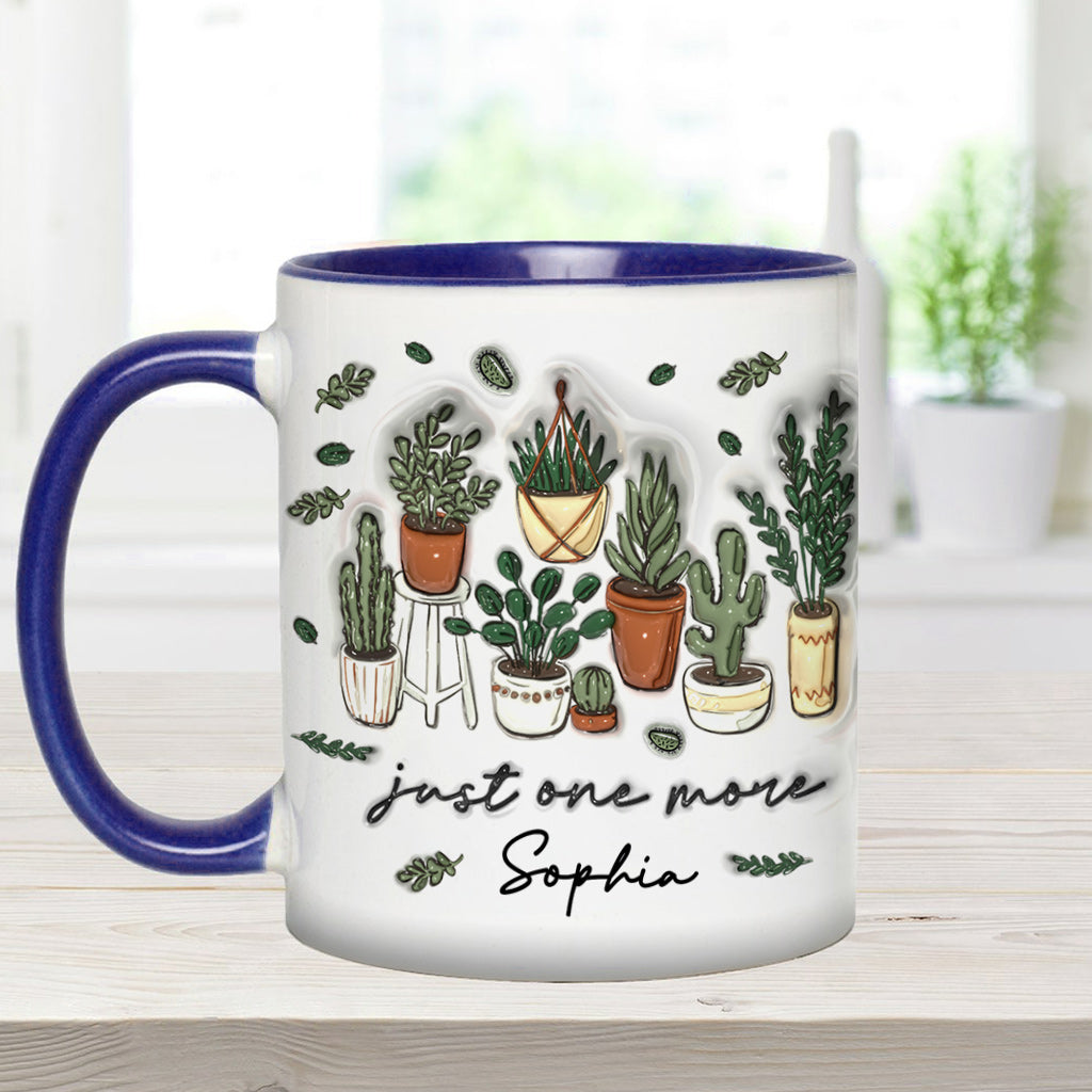 Just One More - Personalized Gardening Accent Mug