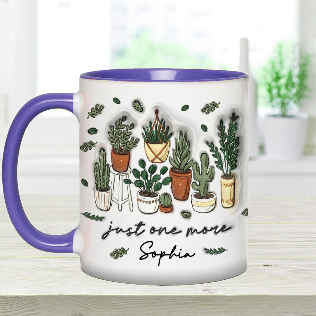 Just One More - Personalized Gardening Accent Mug