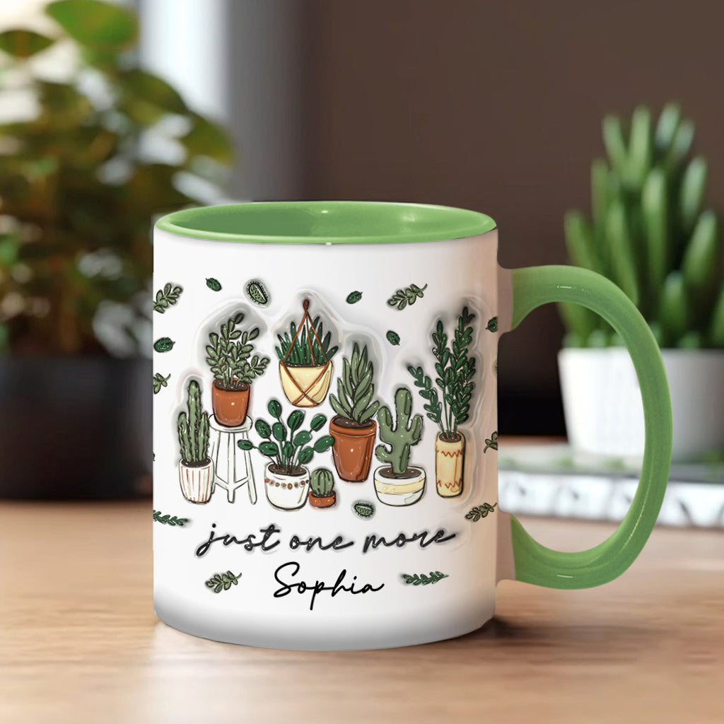 Just One More - Personalized Gardening Accent Mug
