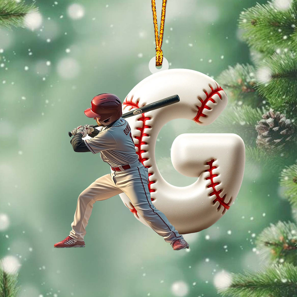 Best Player Ever - Personalized Baseball Ornament