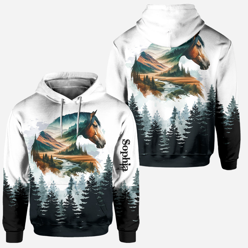 Horse Girl - Personalized Horse Hoodie and Leggings