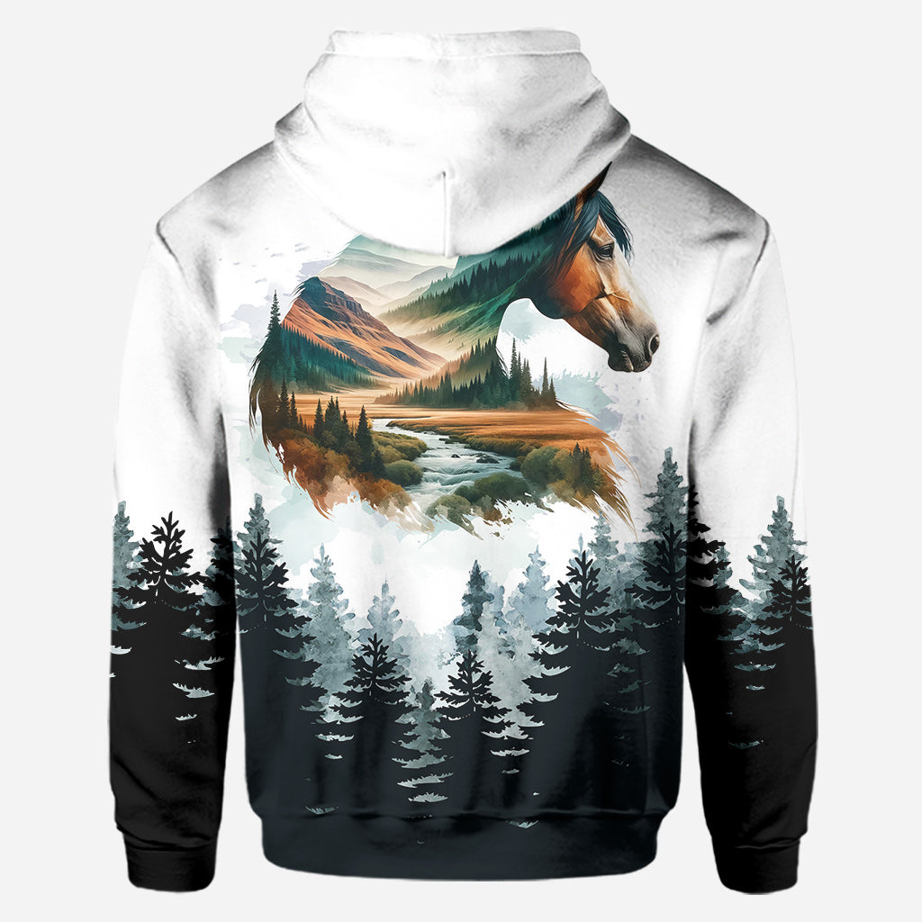 Horse Girl - Personalized Horse Hoodie and Leggings