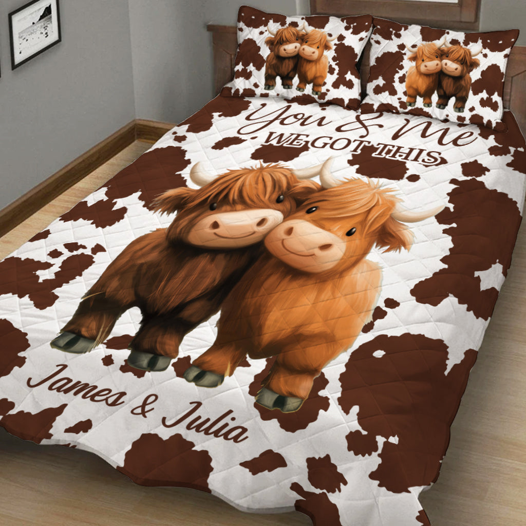 You And Me We Got This - Personalized Quilt Set