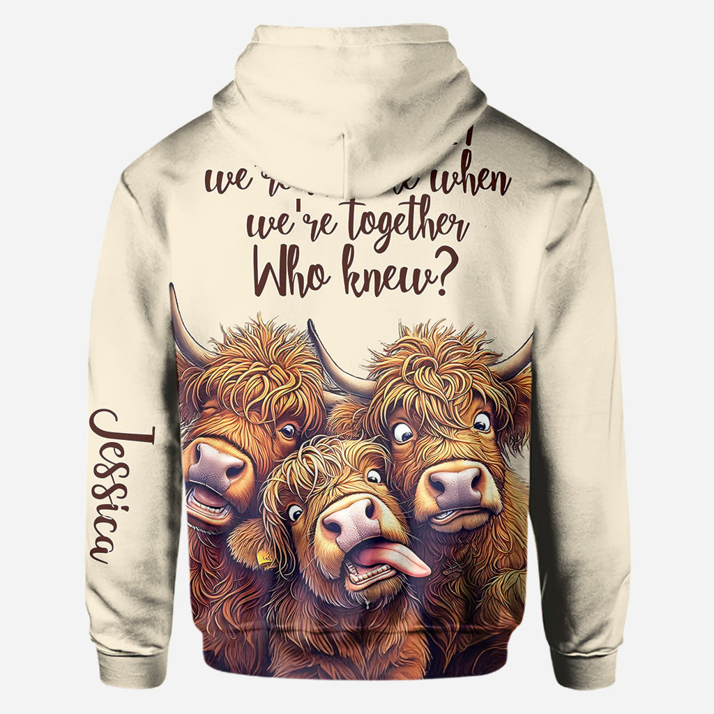 Apparently We're Trouble - Personalized Bestie All Over Shirt