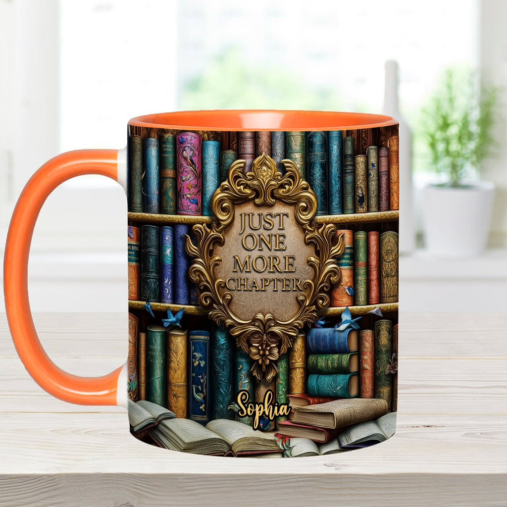 Just One More Chapter - Personalized Book Accent Mug