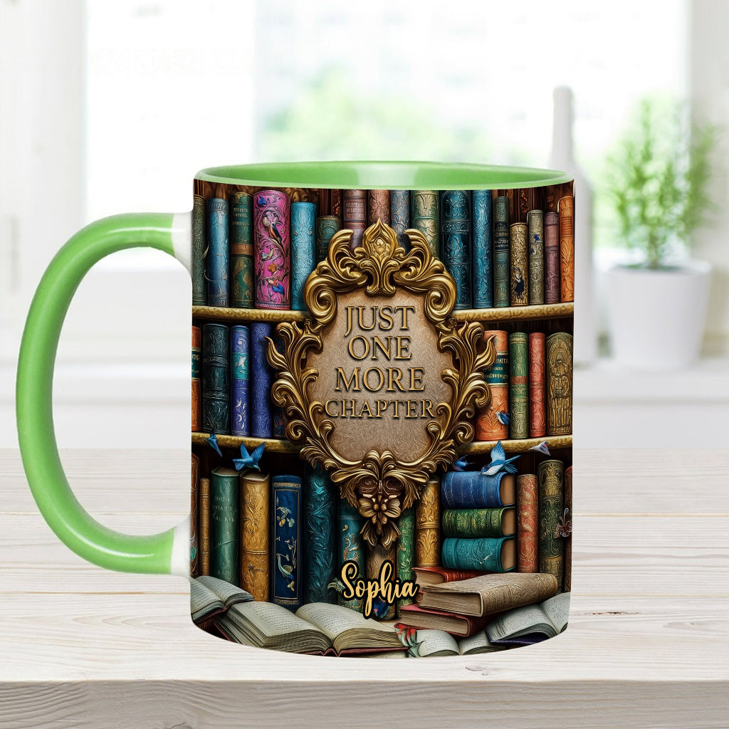 Just One More Chapter - Personalized Book Accent Mug