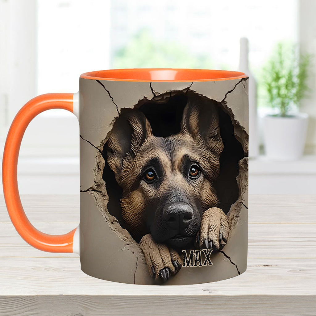 German Shepherd Lover - Personalized Dog Accent Mug