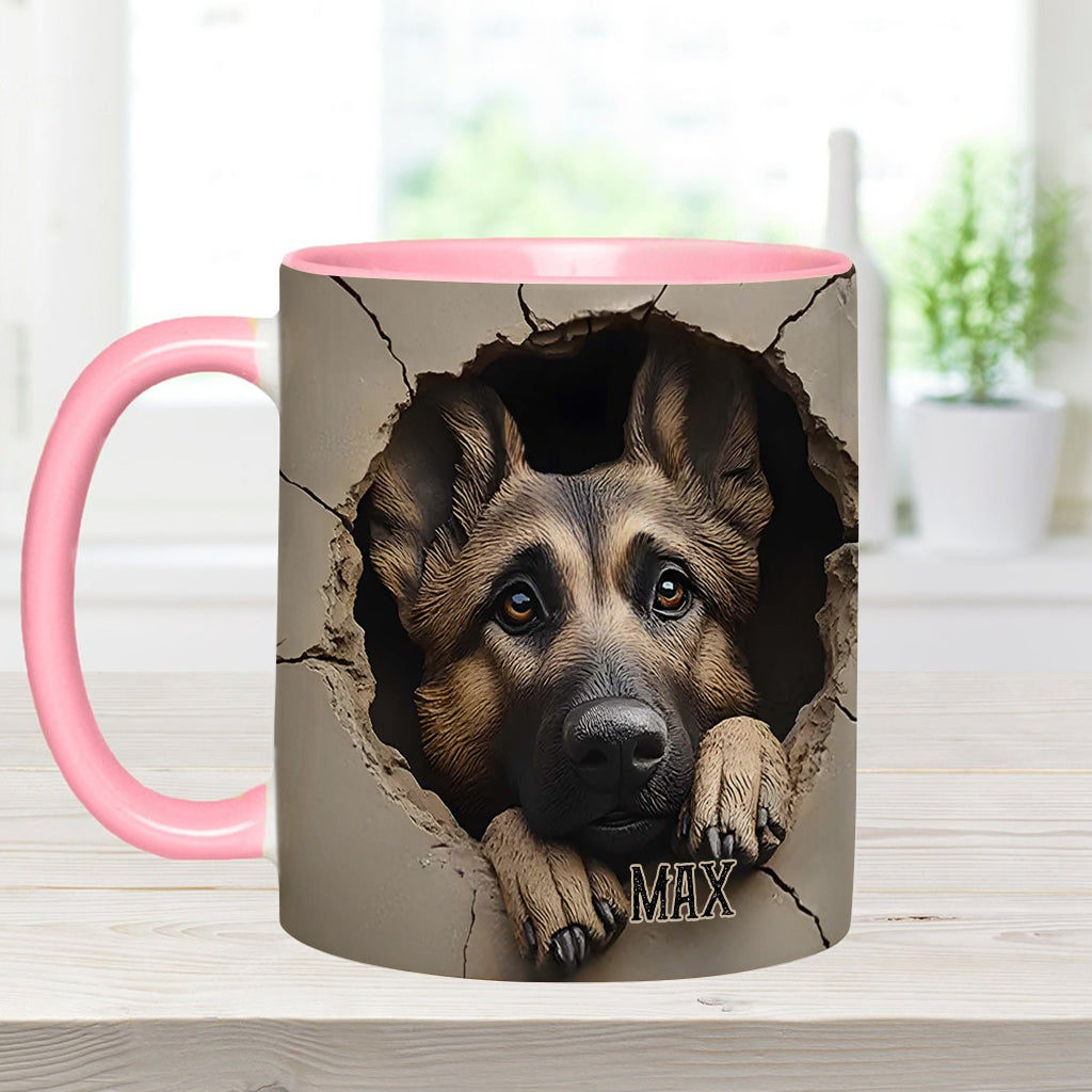 German Shepherd Lover - Personalized Dog Accent Mug