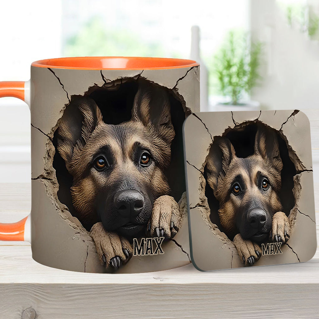 German Shepherd Lover - Personalized Dog Accent Mug