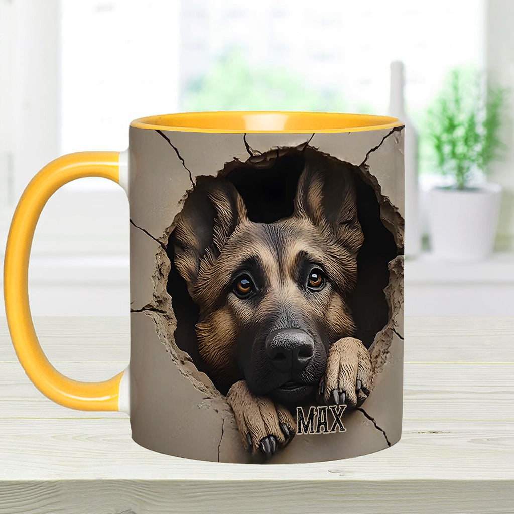 German Shepherd Lover - Personalized Dog Accent Mug