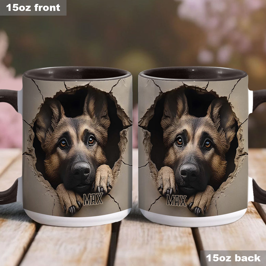 German Shepherd Lover - Personalized Dog Accent Mug