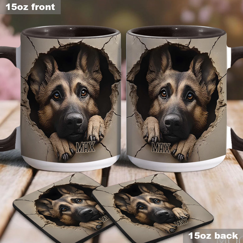 German Shepherd Lover - Personalized Dog Accent Mug