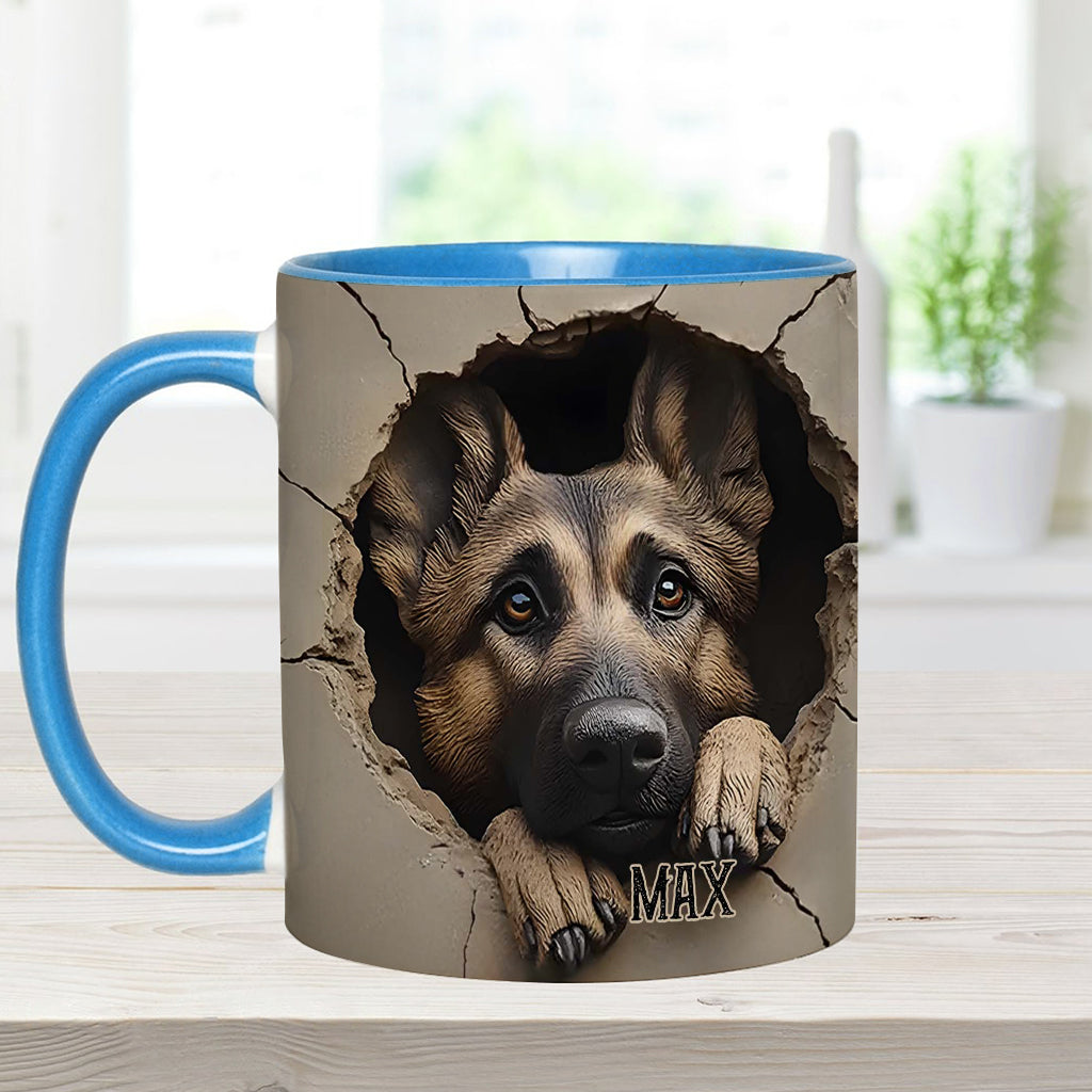 German Shepherd Lover - Personalized Dog Accent Mug