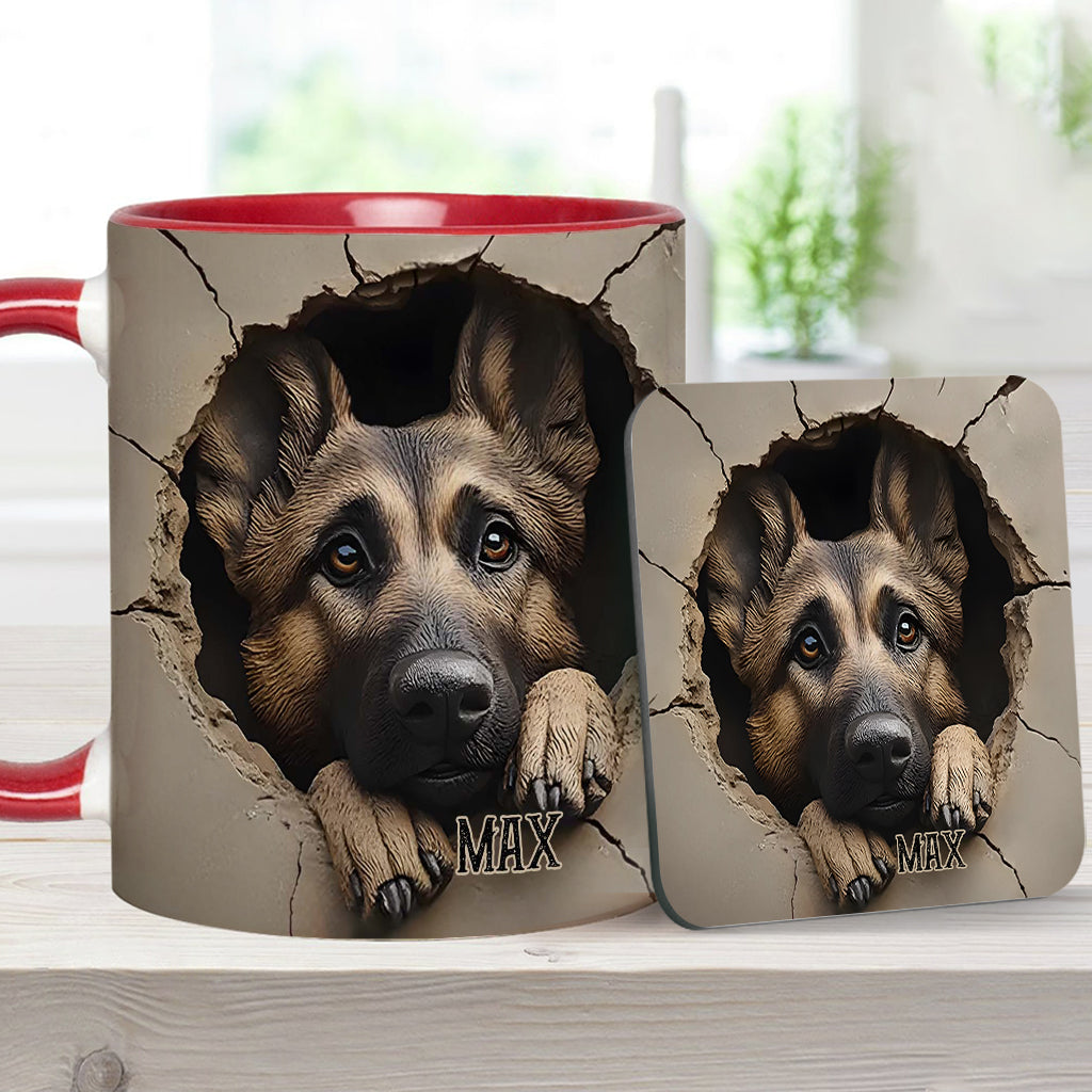 German Shepherd Lover - Personalized Dog Accent Mug