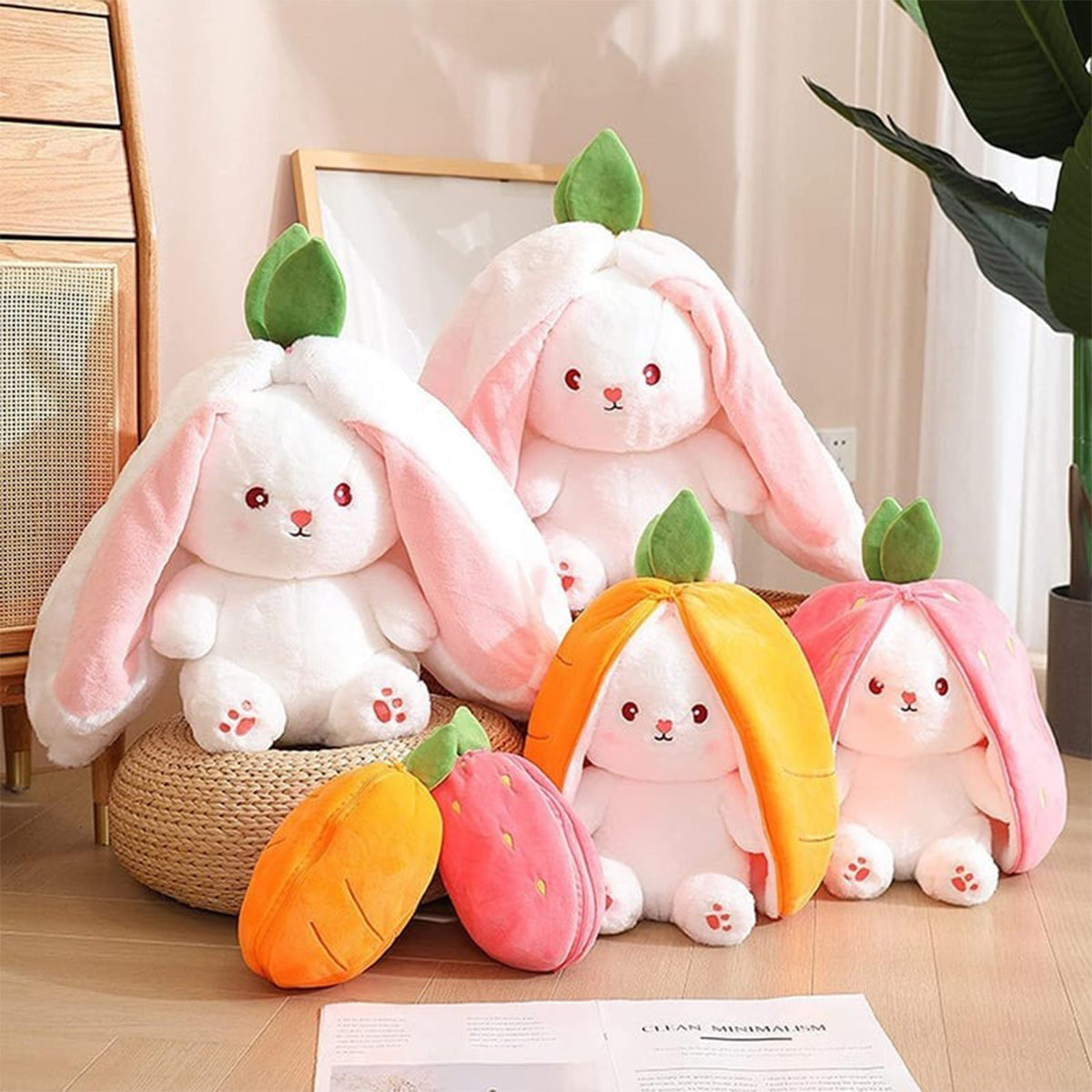 Fruit Bunny Doll Plush Toy - Easter Day Fruit Bunny Doll Plush Toy