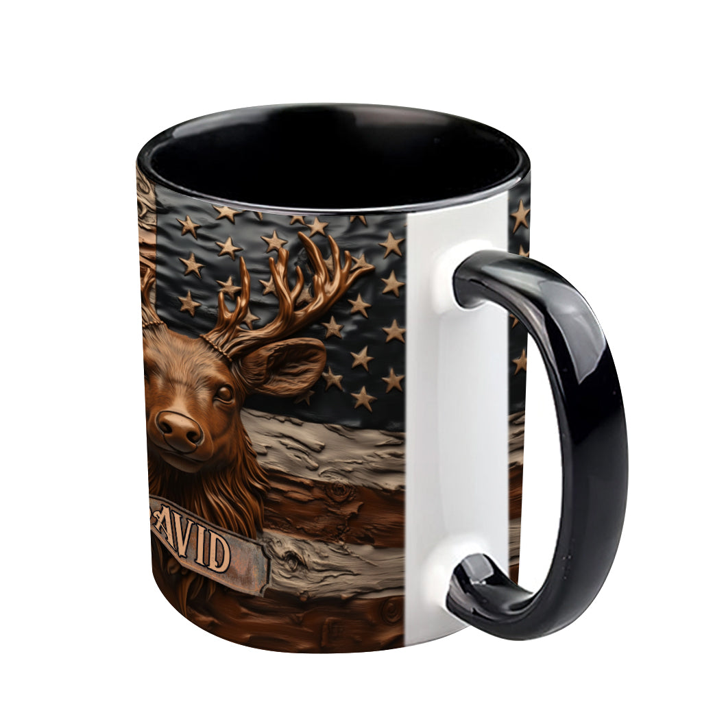 Hunting Deer - Personalized Hunting Accent Mug