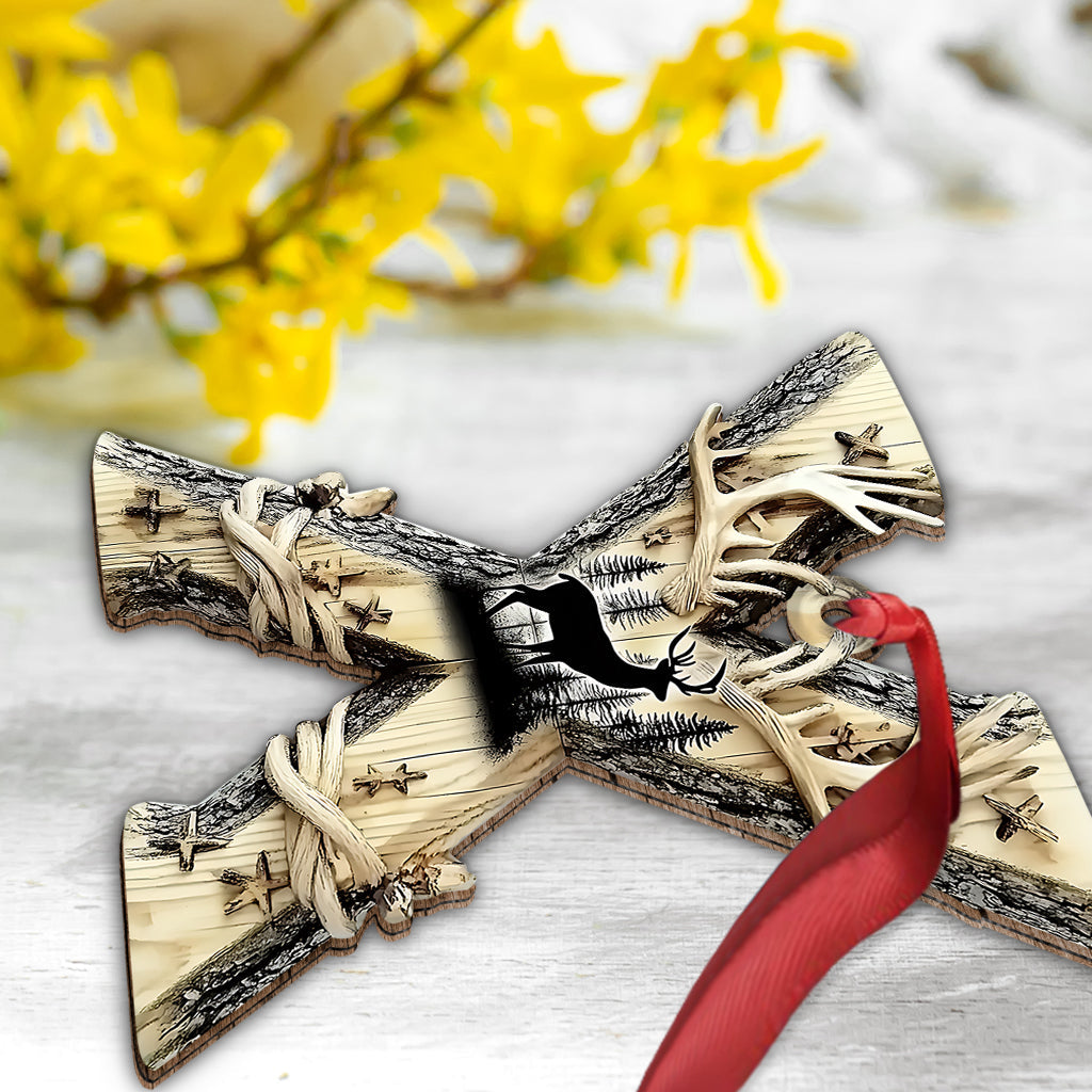 Any Letter, Hunting Alphabet - Personalized Hunting Ornament