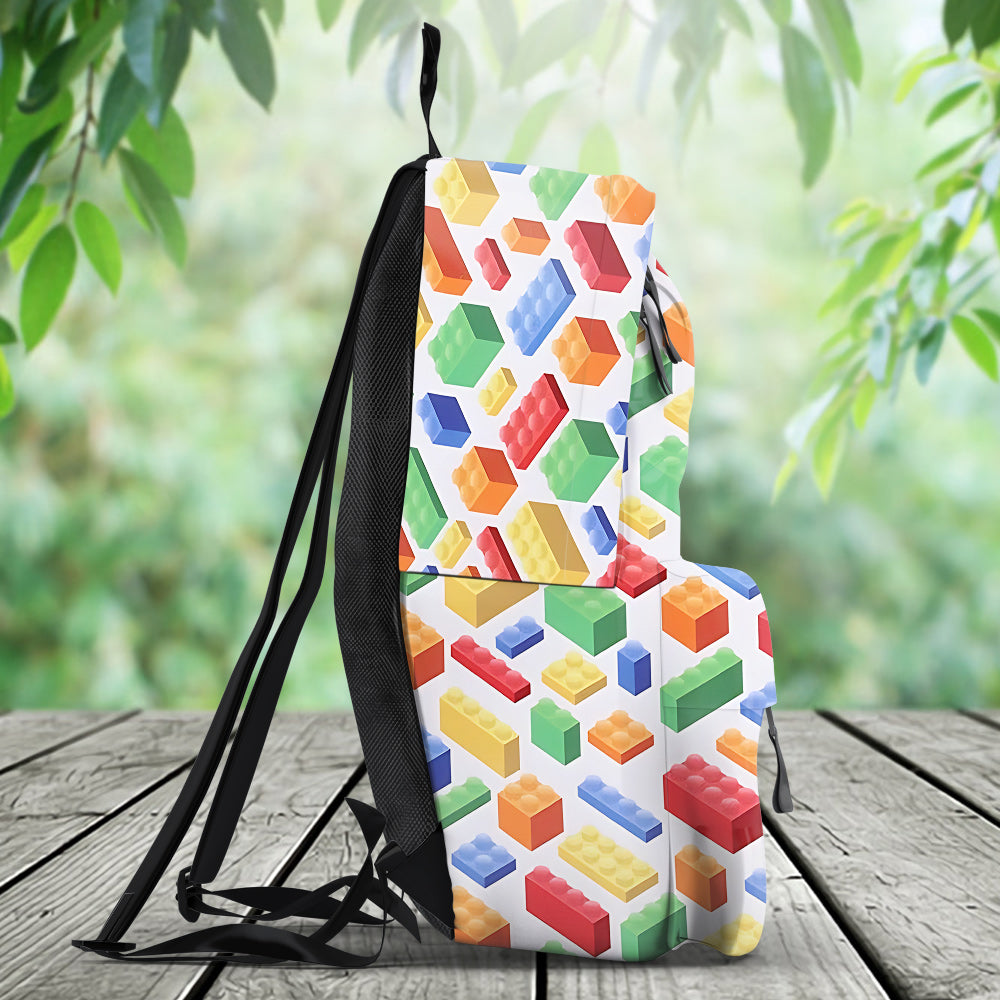 Building Alphabet Letter - Personalized Kid Backpack