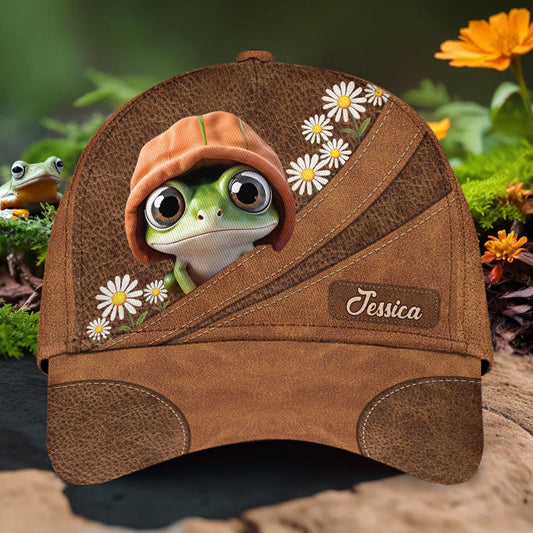Adorable Frog - Personalized Frog Classic Cap