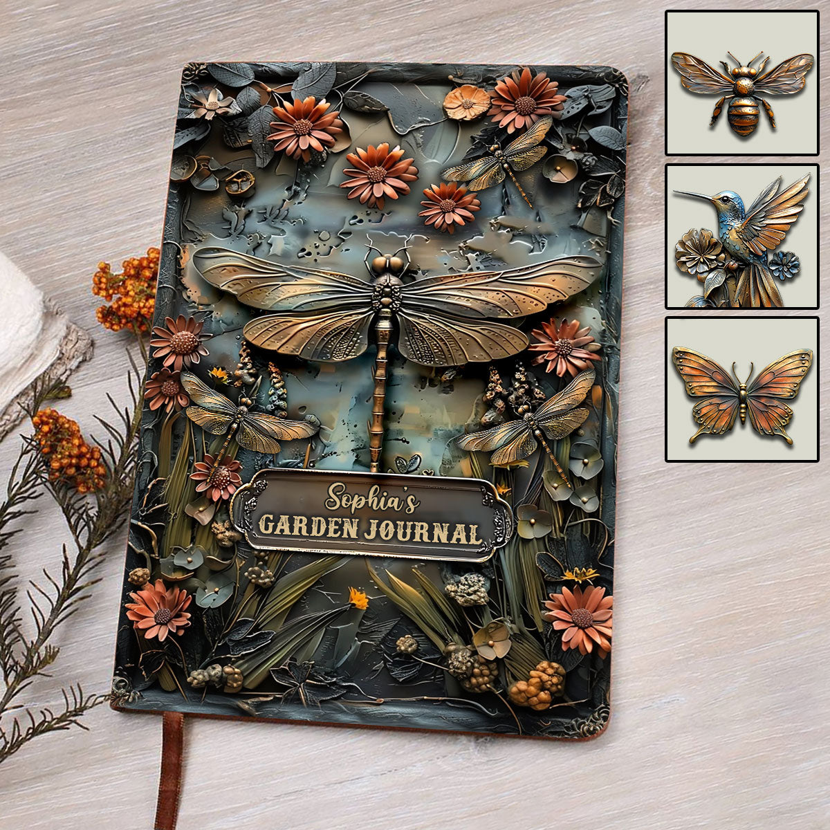 Garden Journal - Personalized Gardening Leather Journal