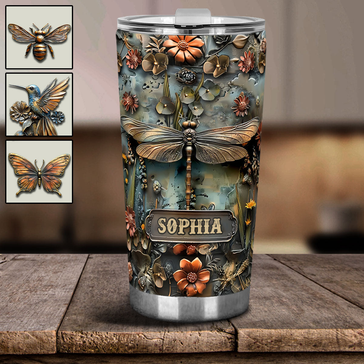 Green Lady - Personalized Gardening Tumbler