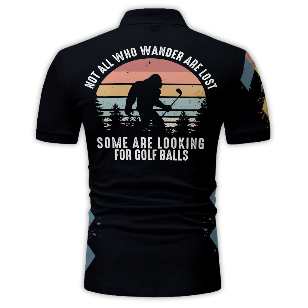 Looking For Golf Balls - Personalized Golf Polo Shirt