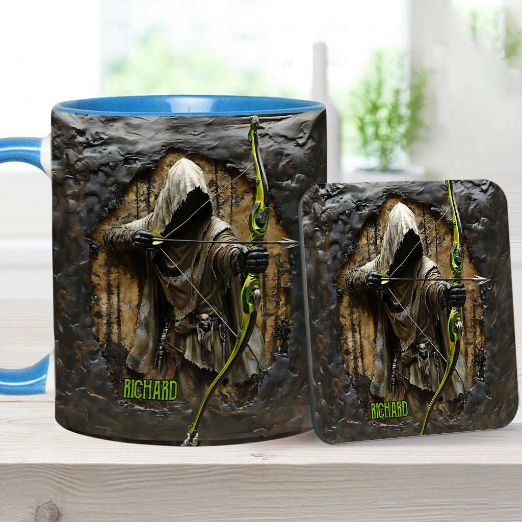 Bow Reaper - Personalized Hunting Accent Mug