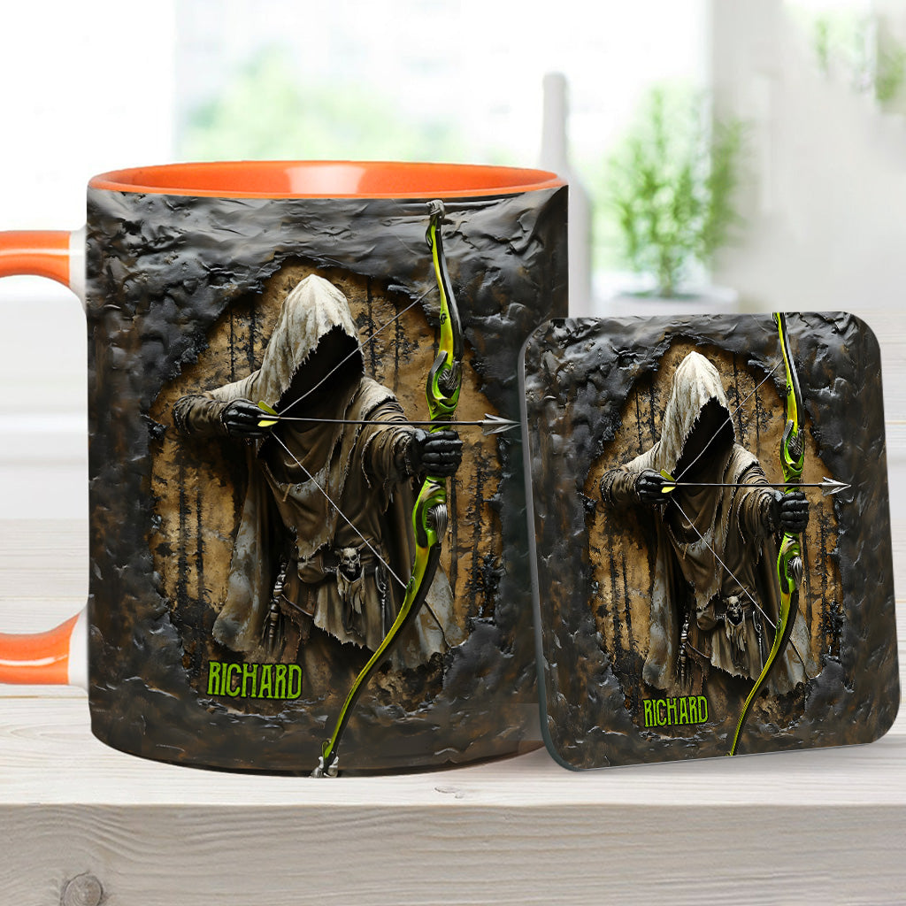 Bow Reaper - Personalized Hunting Accent Mug