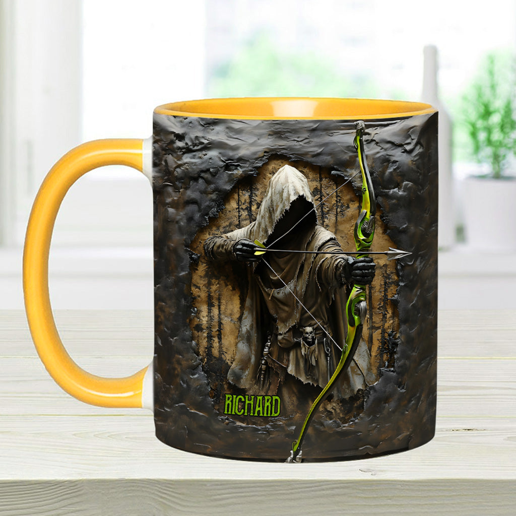 Bow Reaper - Personalized Hunting Accent Mug