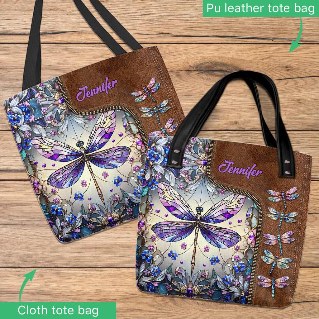 Beautiful Dragonfly - Personalized Gardening Tote Bag
