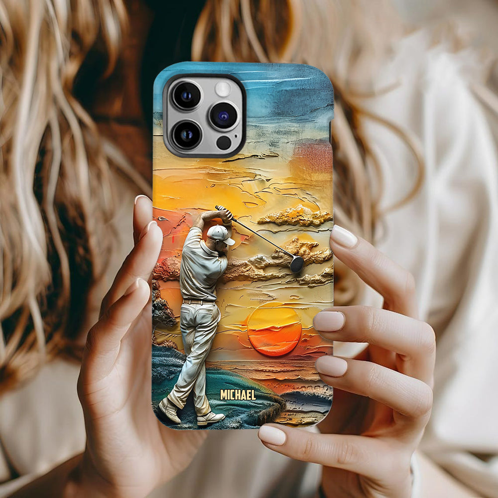 Golf Is My Life - Personalized Golf Full Print Phone Case