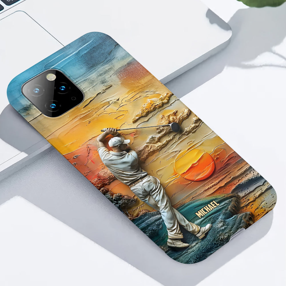 Golf Is My Life - Personalized Golf Full Print Phone Case