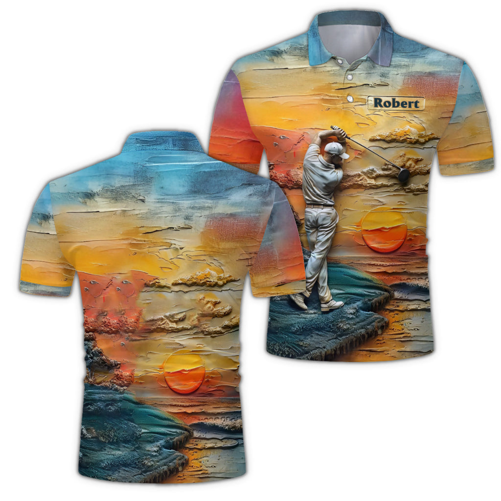 Golf Is My Life - Personalized Golf Polo Shirt
