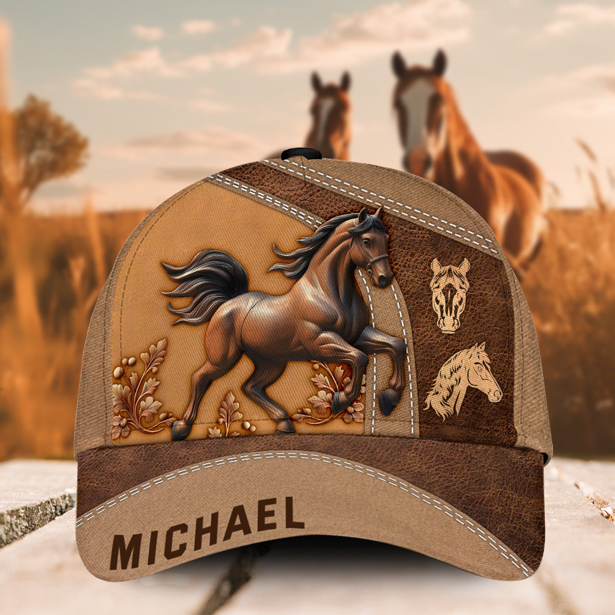Love Horse - Personalized Horse Classic Cap