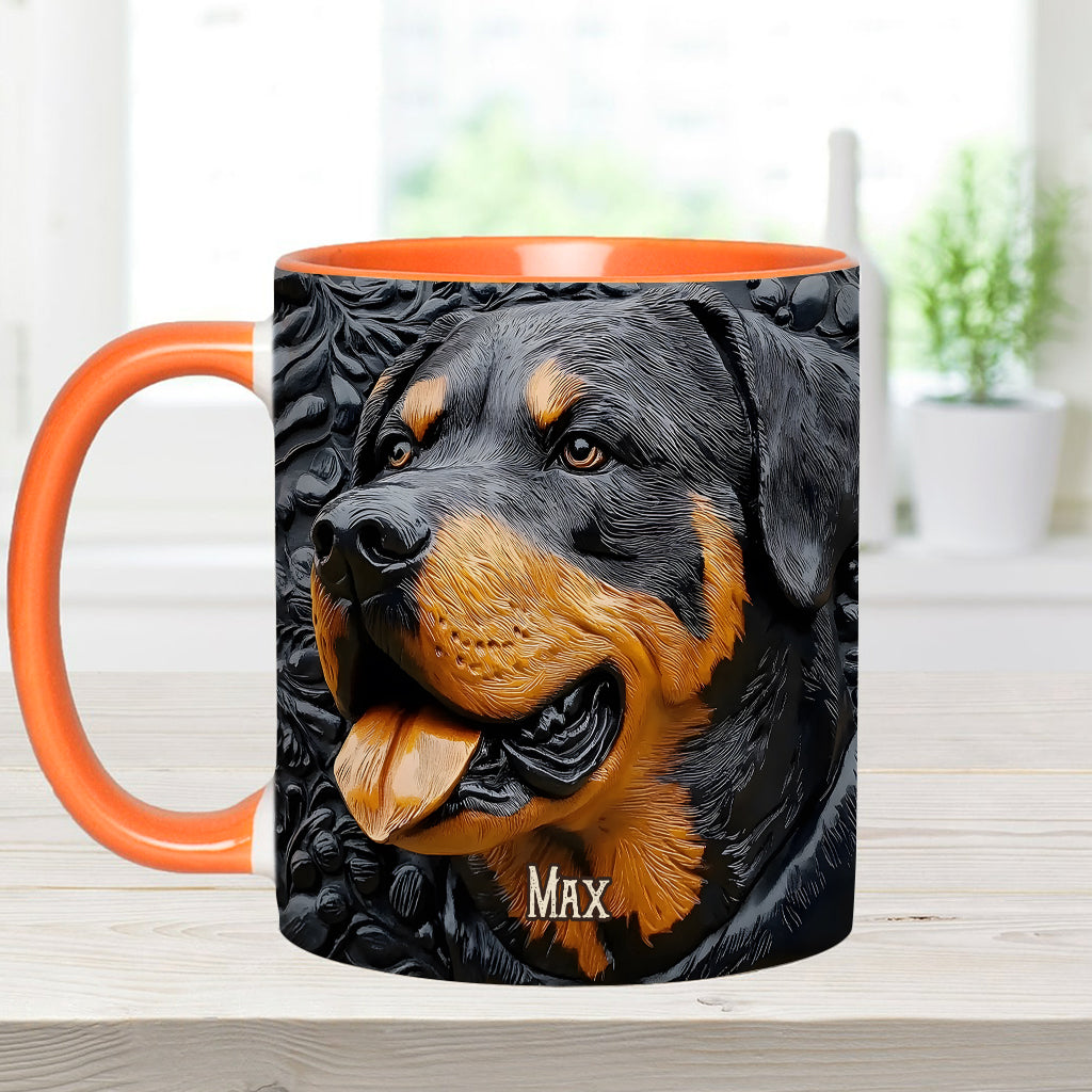 My Friend - Personalized Dog Accent Mug