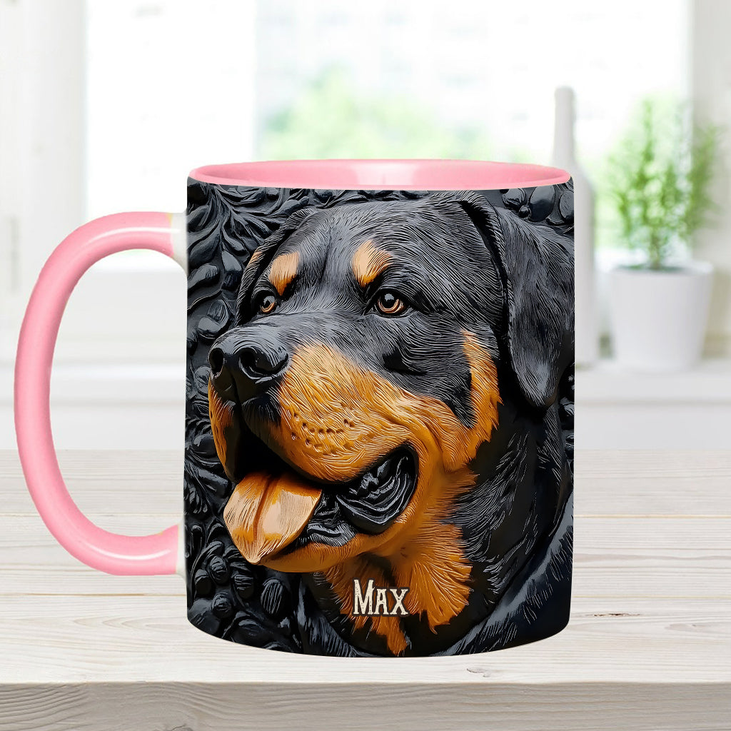 My Friend - Personalized Dog Accent Mug