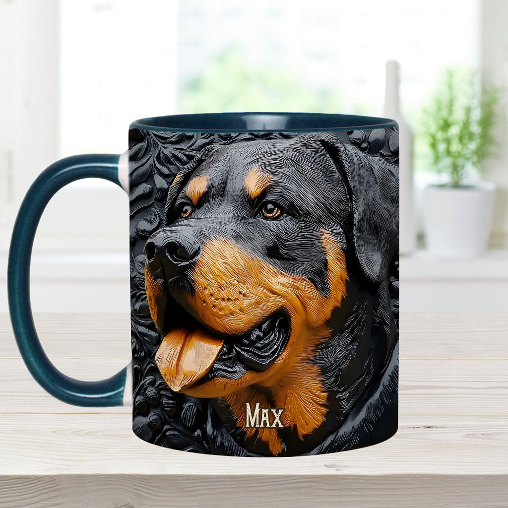 My Friend - Personalized Dog Accent Mug