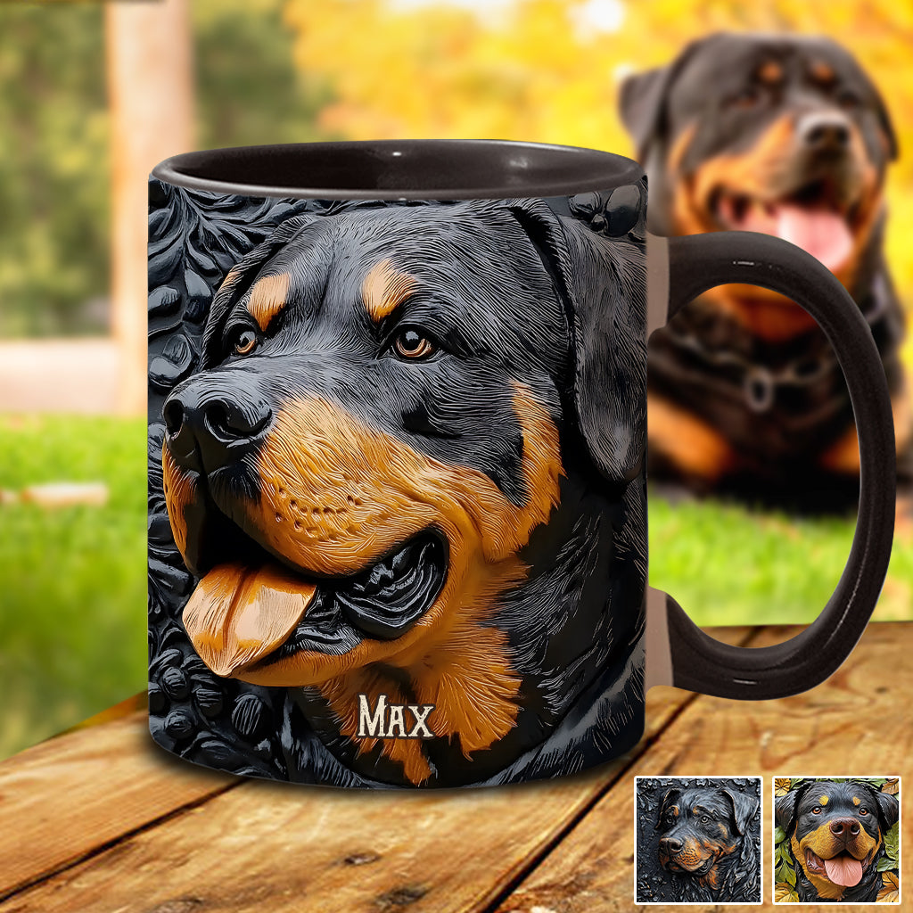 My Friend - Personalized Dog Accent Mug