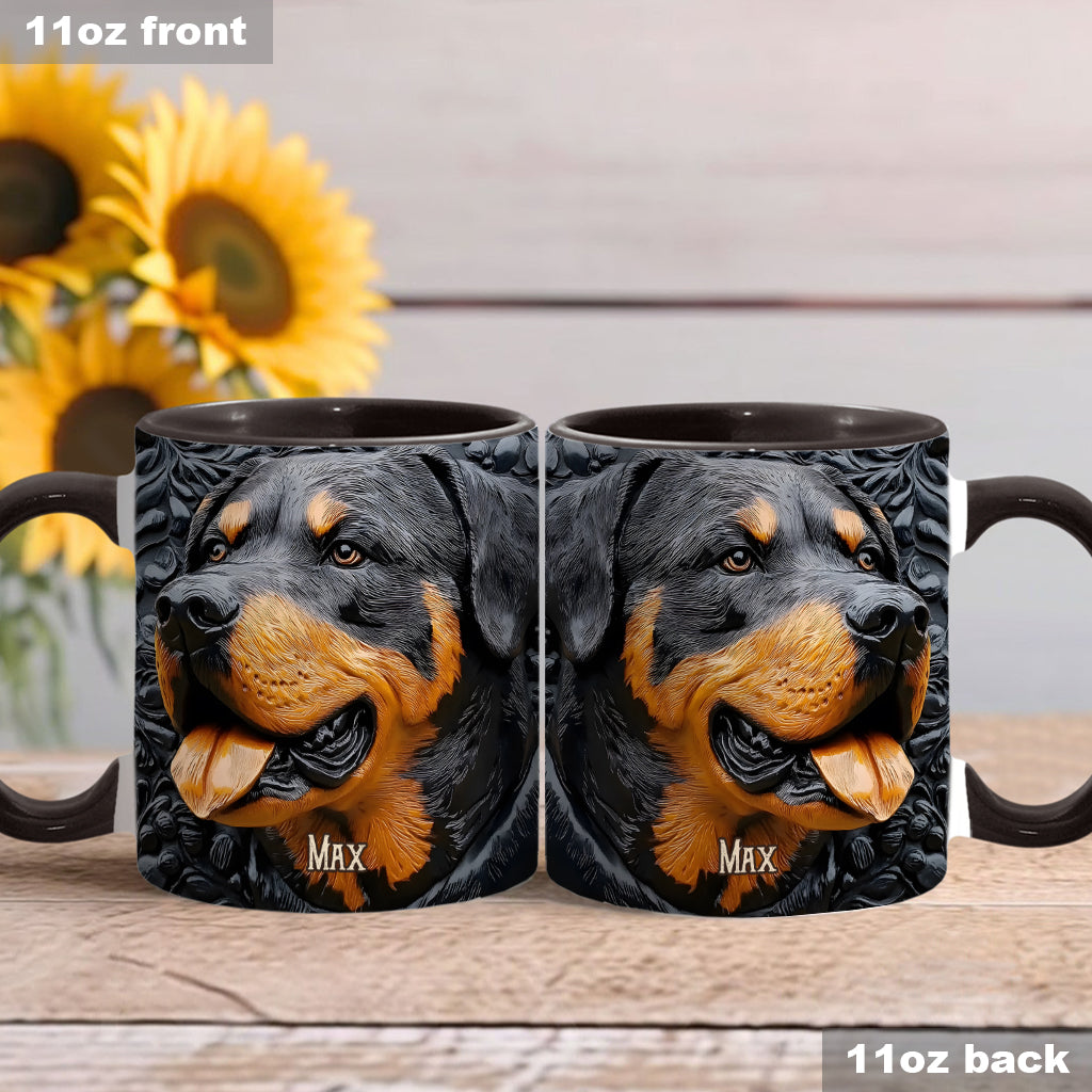 My Friend - Personalized Dog Accent Mug