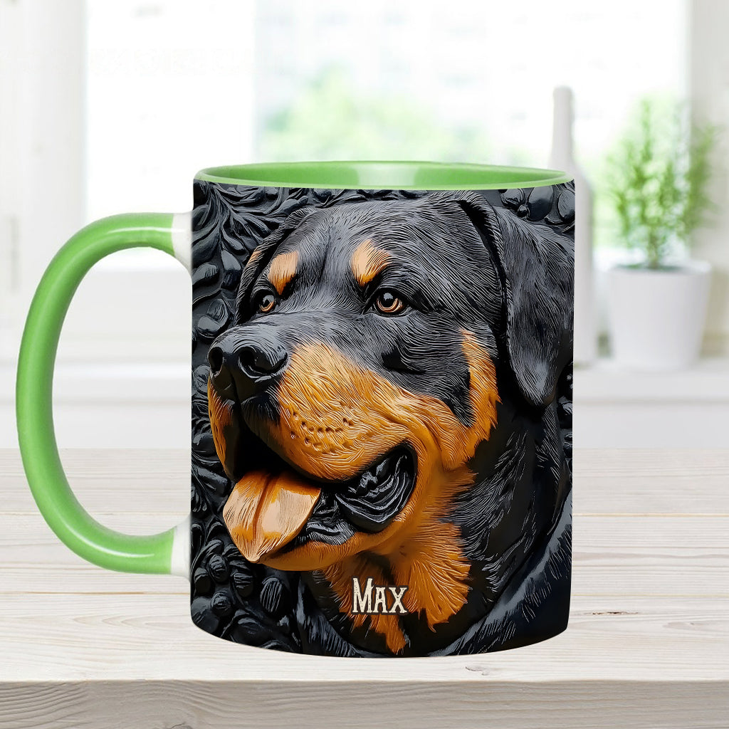 My Friend - Personalized Dog Accent Mug