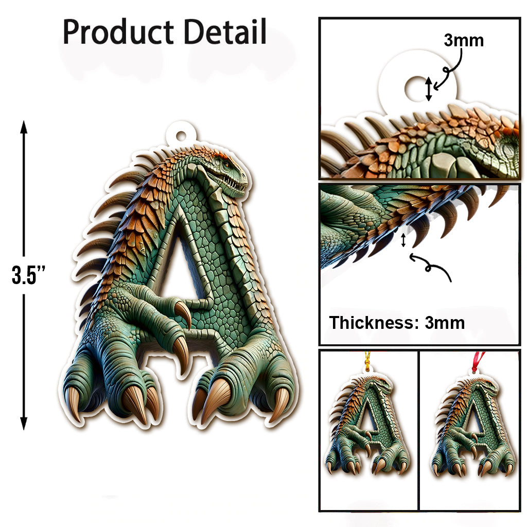 Mystic World - Personalized Dinosaur Ornament