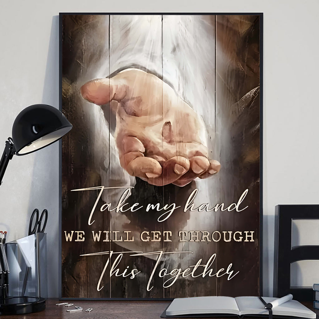 We Will Get Through - Personalized Christian Canvas And Poster