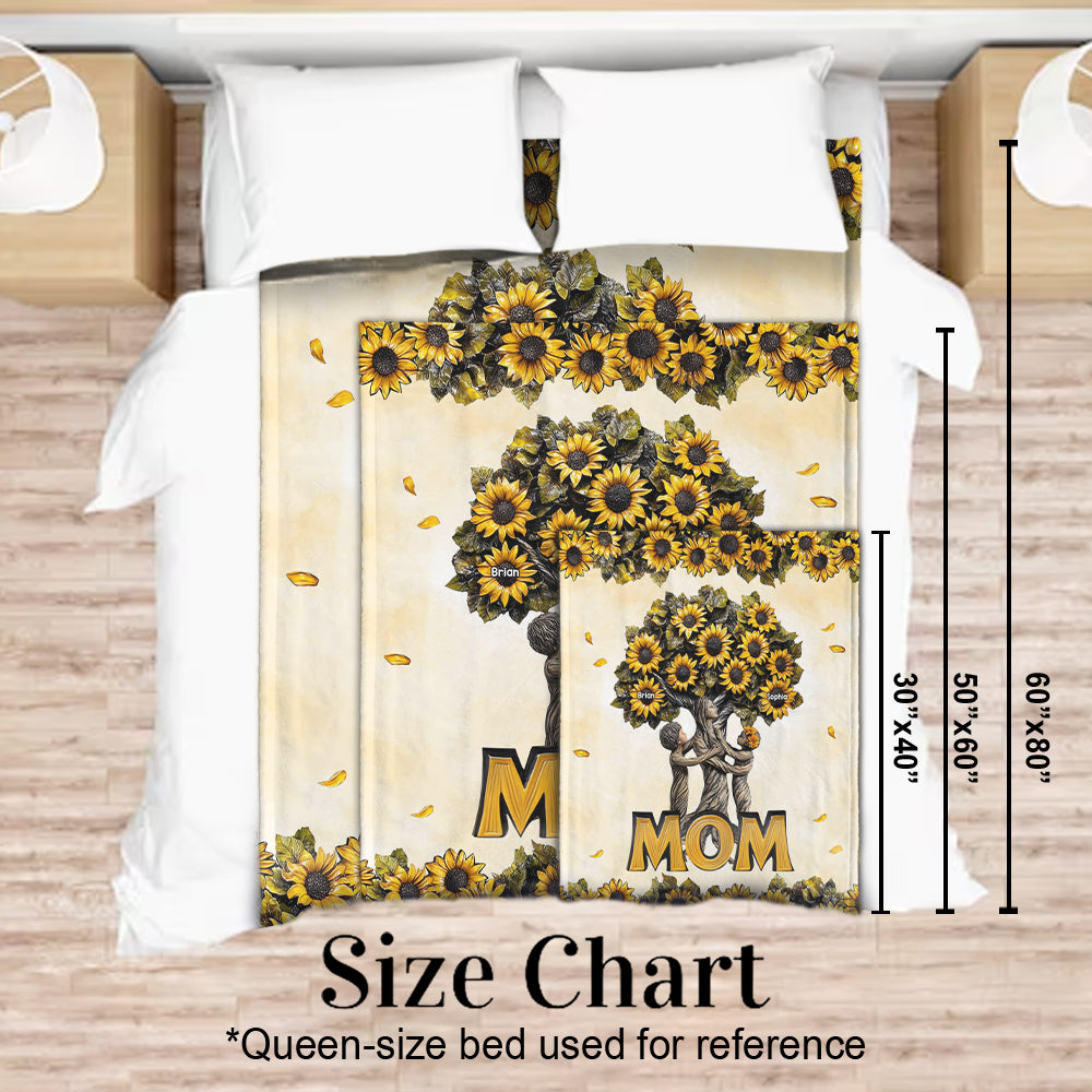 Best Mom Ever - Personalized Mother Blanket