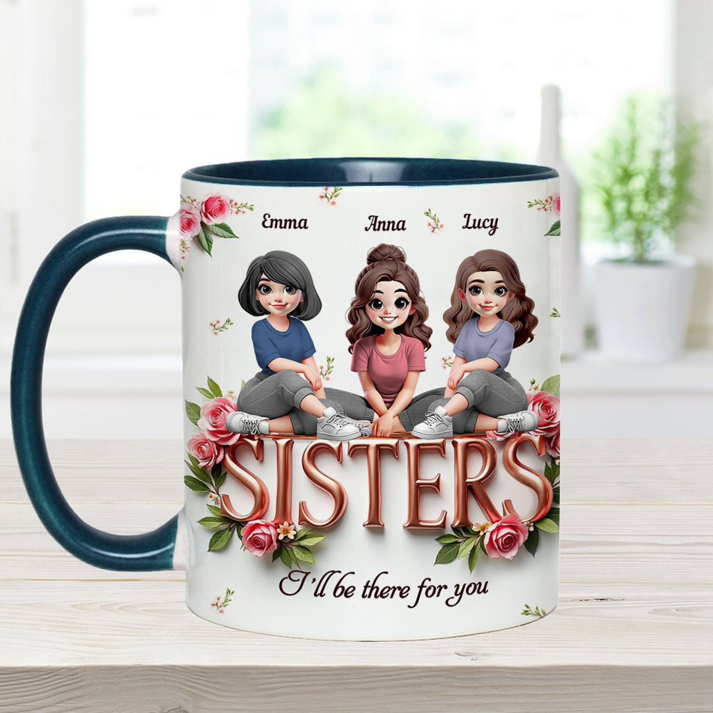 Sisters - Personalized Bestie Accent Mug