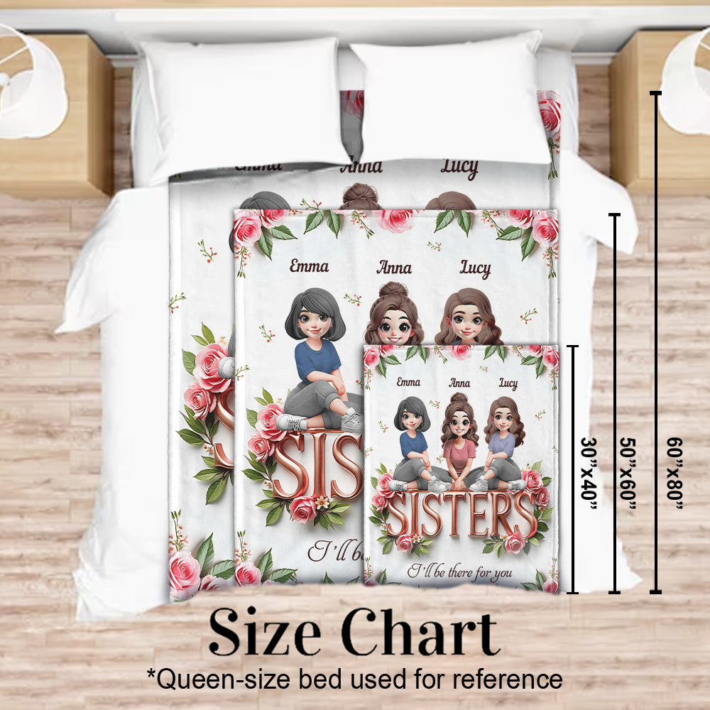 Sisters - Personalized Bestie Blanket