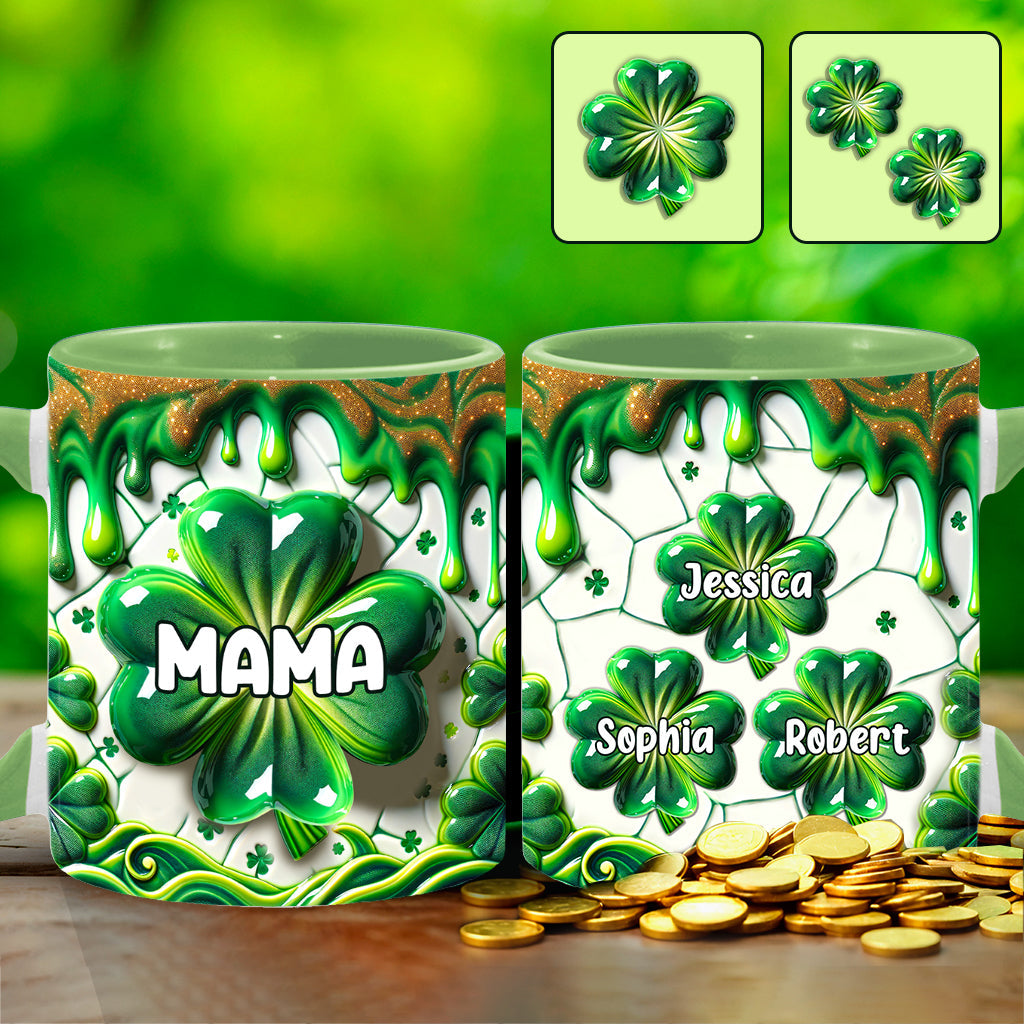 Mama's Lucky Charms - Personalized Mother Accent Mug