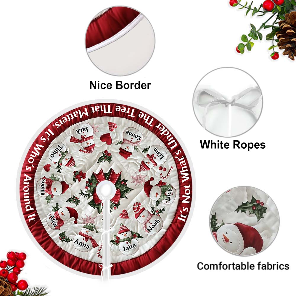 Under The Tree - Personalized Family Tree Skirt