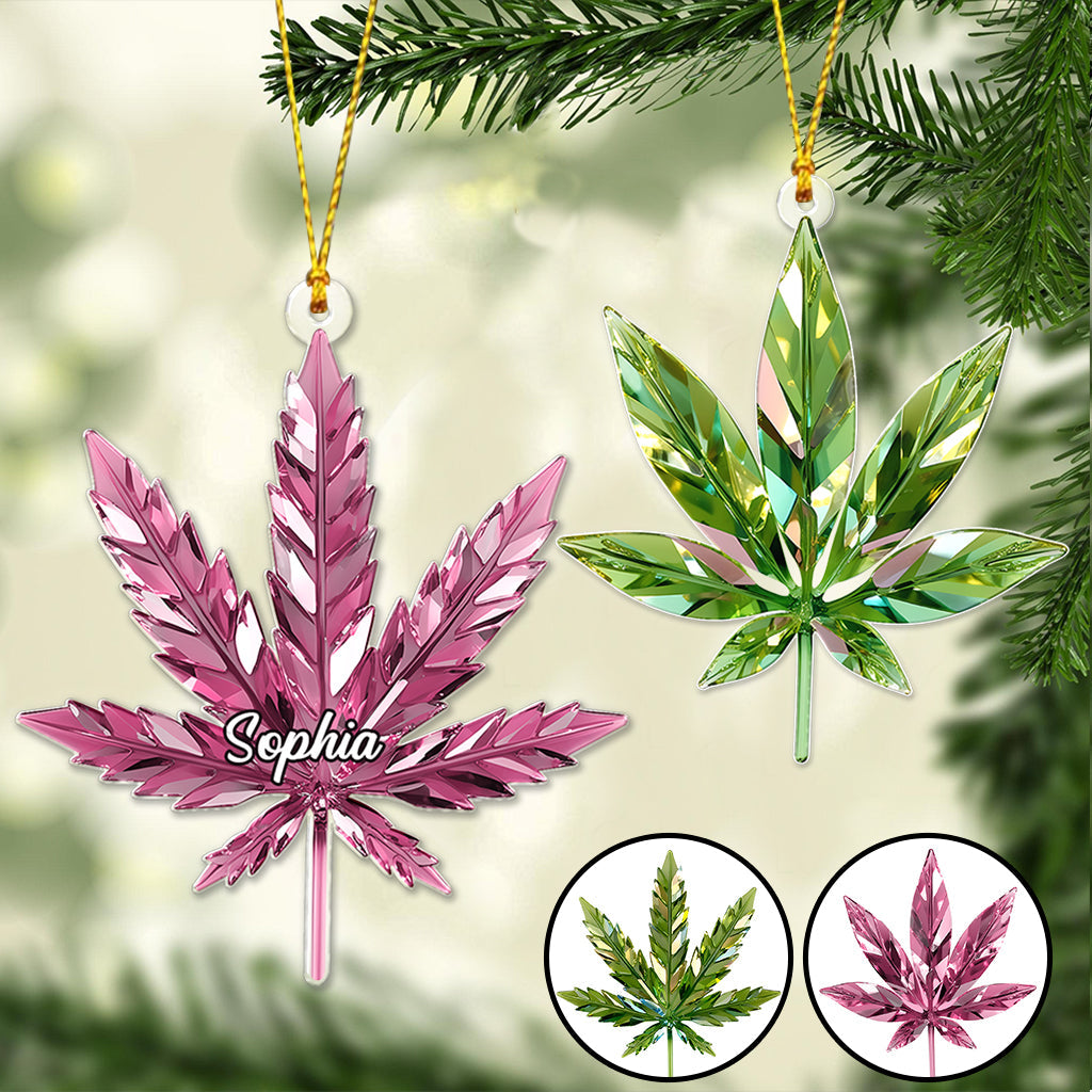 Stunning Leaf - Personalized Weed Ornament