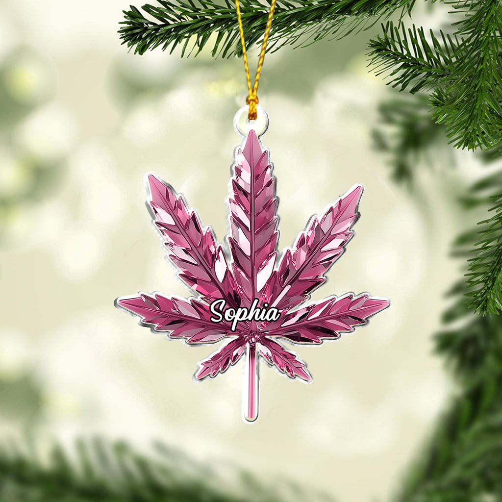 Stunning Leaf - Personalized Weed Ornament