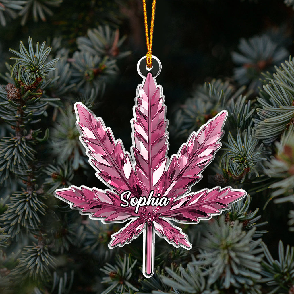 Stunning Leaf - Personalized Weed Ornament